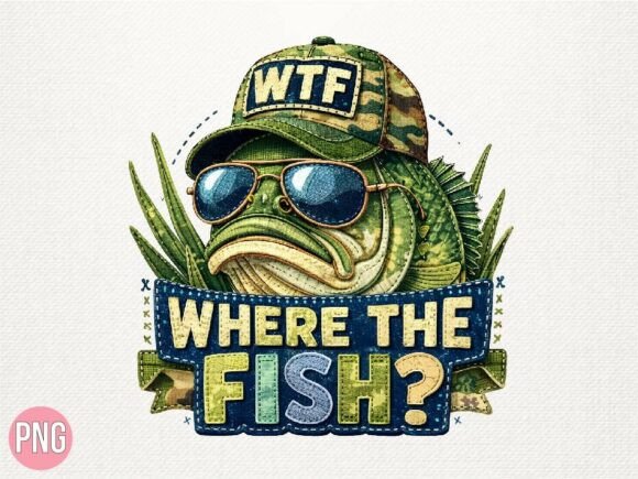 Download Funny Fishing Bass Fish Sunglasses PNG - Funny fishing Collection