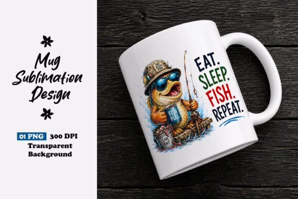 Download Eat Sleep Fish Repeat Funny Fishing - Funny fishing Collection