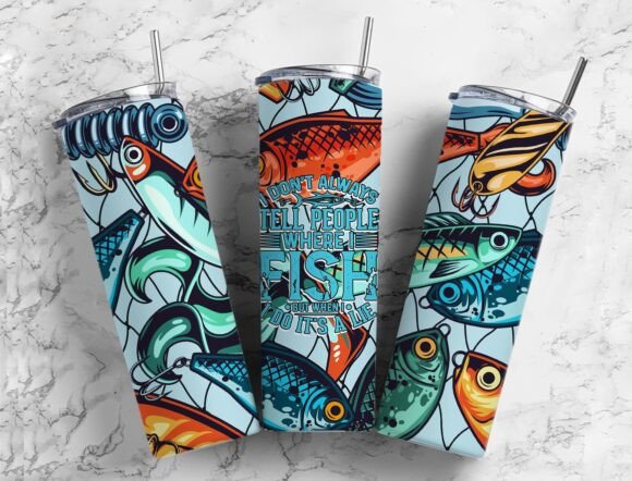 Download Funny Fishing, Fisherman Tumbler Wrap 20 - Funny fishing Collection