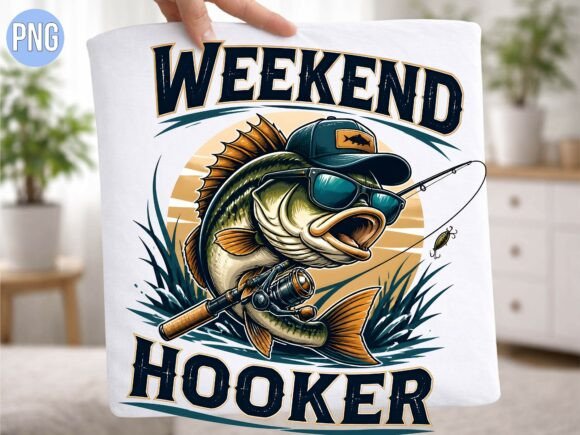 Download Weekend Hooker Funny Fishing Bass PNG - Funny fishing Collection