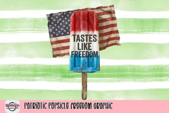 Download Patriotic Popsicle Freedom Graphic - Premium Resources